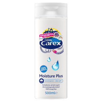 6 x Carex Shower Moisture Plus - 500ML