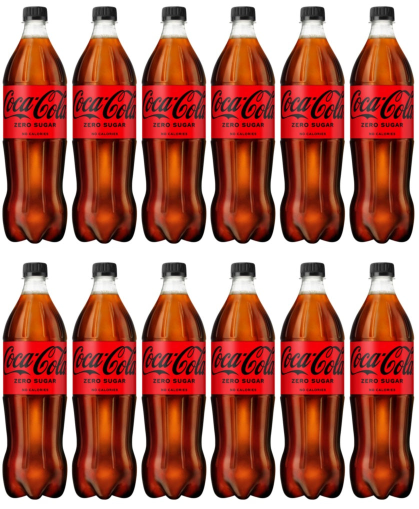 12 x Coca Cola Zero Sugar - 1LTR