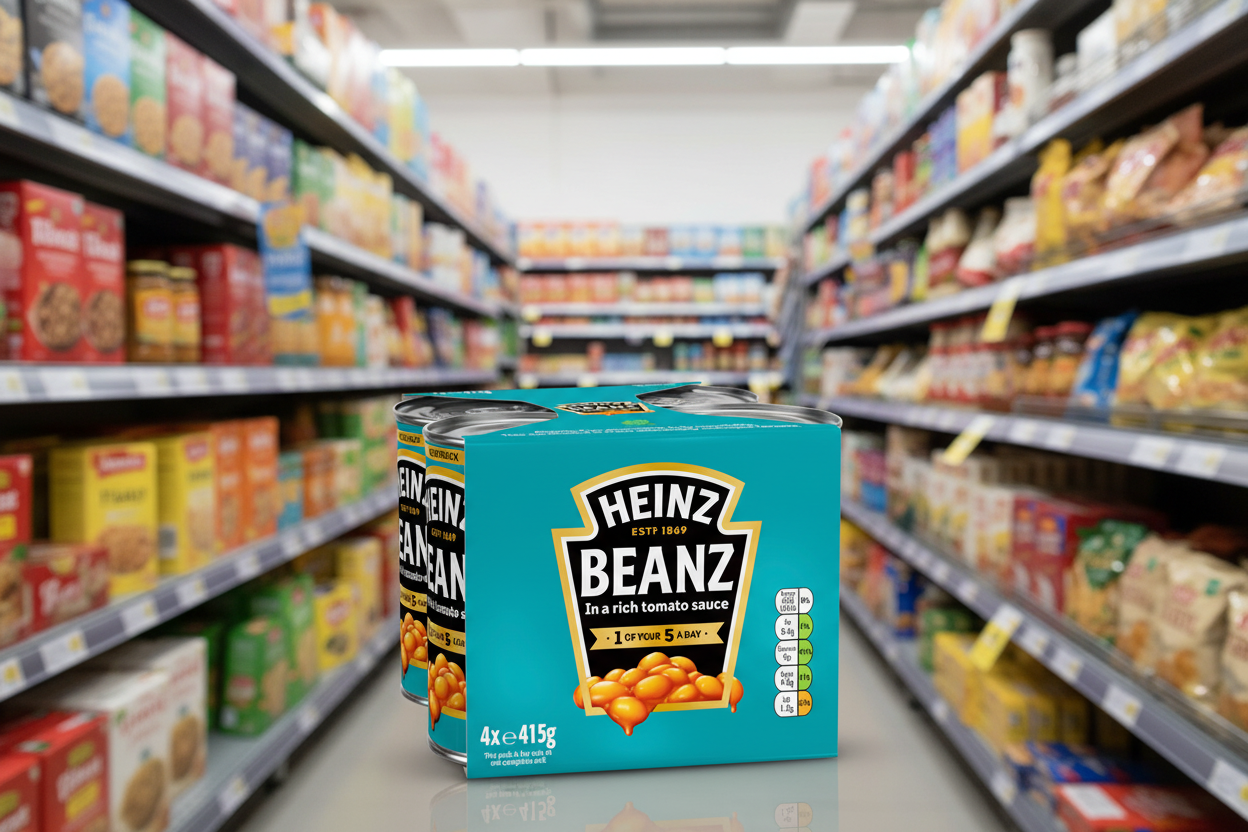 24 x Heinz Baked Beans (6 x 4 Packs) 415G