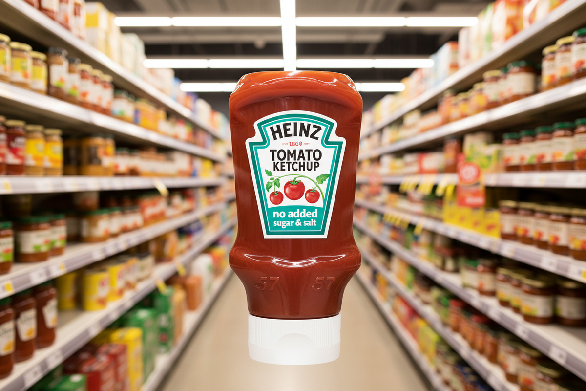 10 x Heinz Tomato Ketchup No Added Sugar 425Gm