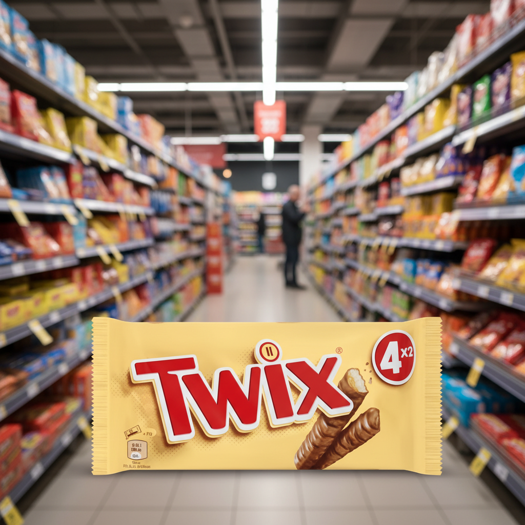 24 x Twix Snacksize 4Pk 160Gm