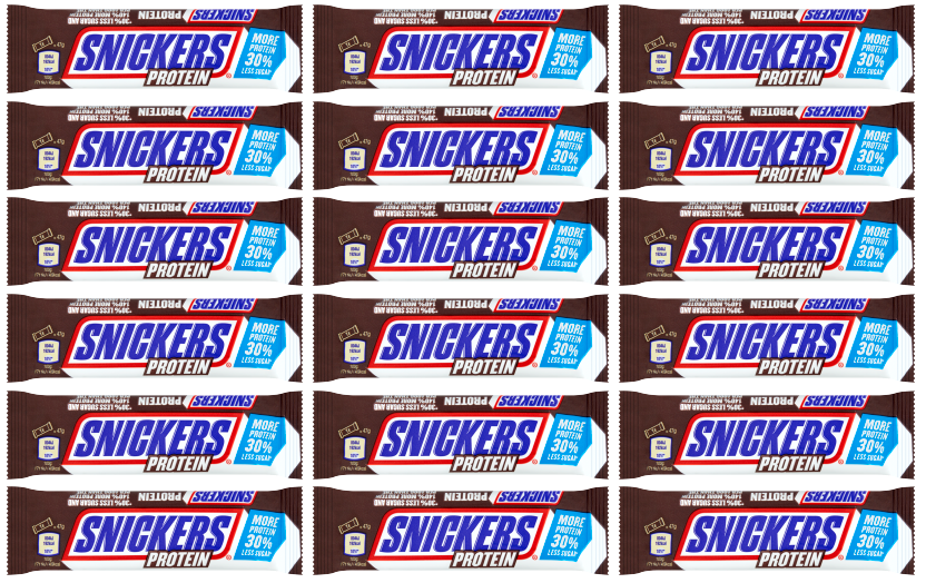 18 x Snickers Protein Chocolate Bar 47Gm