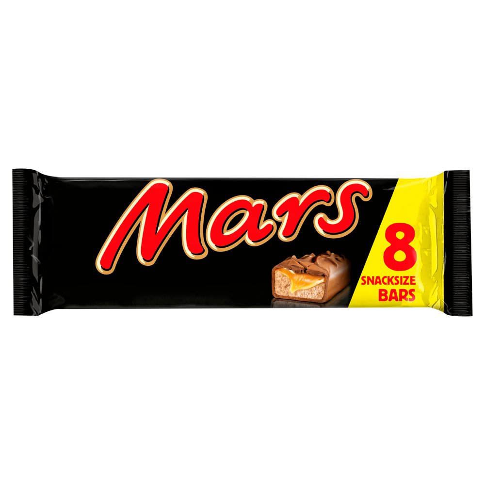 11 x Mars Chocolate Snack Size Bars Multipack 8pk - 304GM