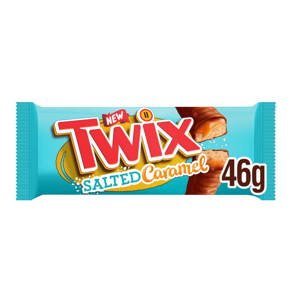30 x Twix Salted Caramel Bar 46G