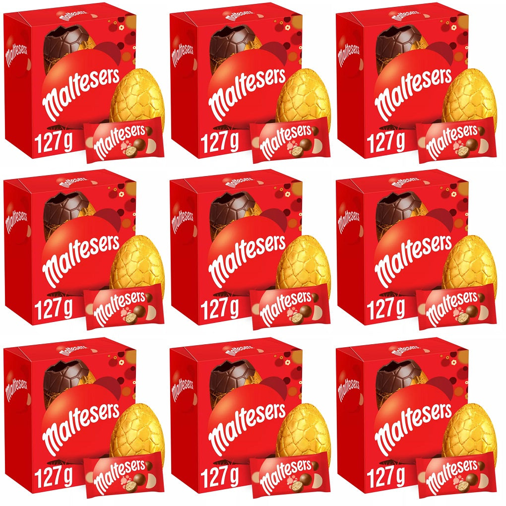 9 x Maltesers Milk Chocolate Medium Easter Egg - 127GM