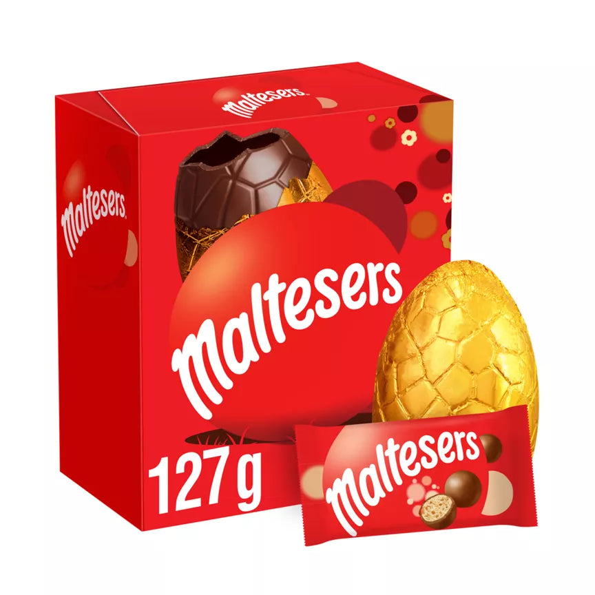 9 x Maltesers Milk Chocolate Medium Easter Egg - 127GM