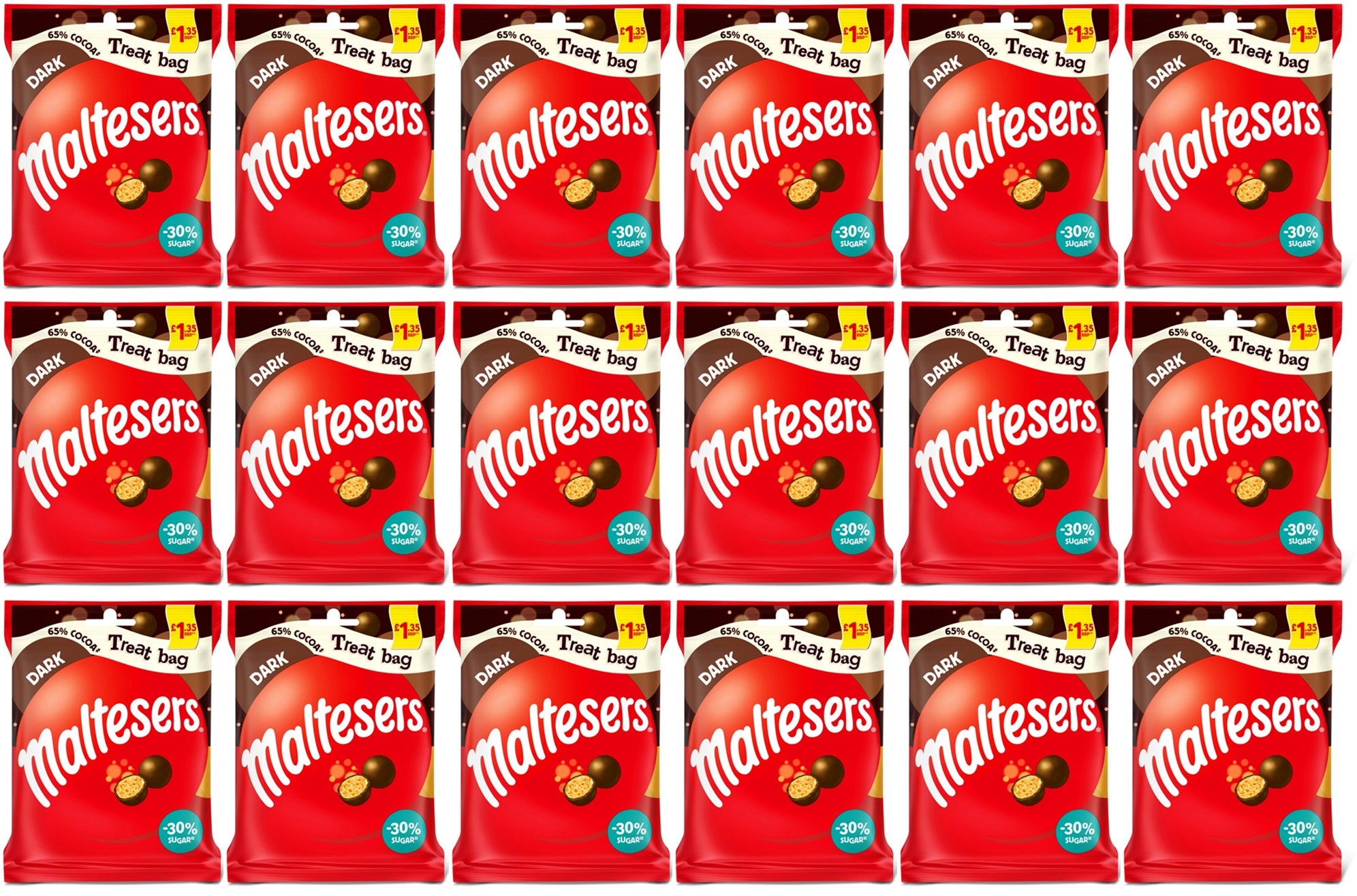 18 x Maltesers Dark Treat Bag - 59GM