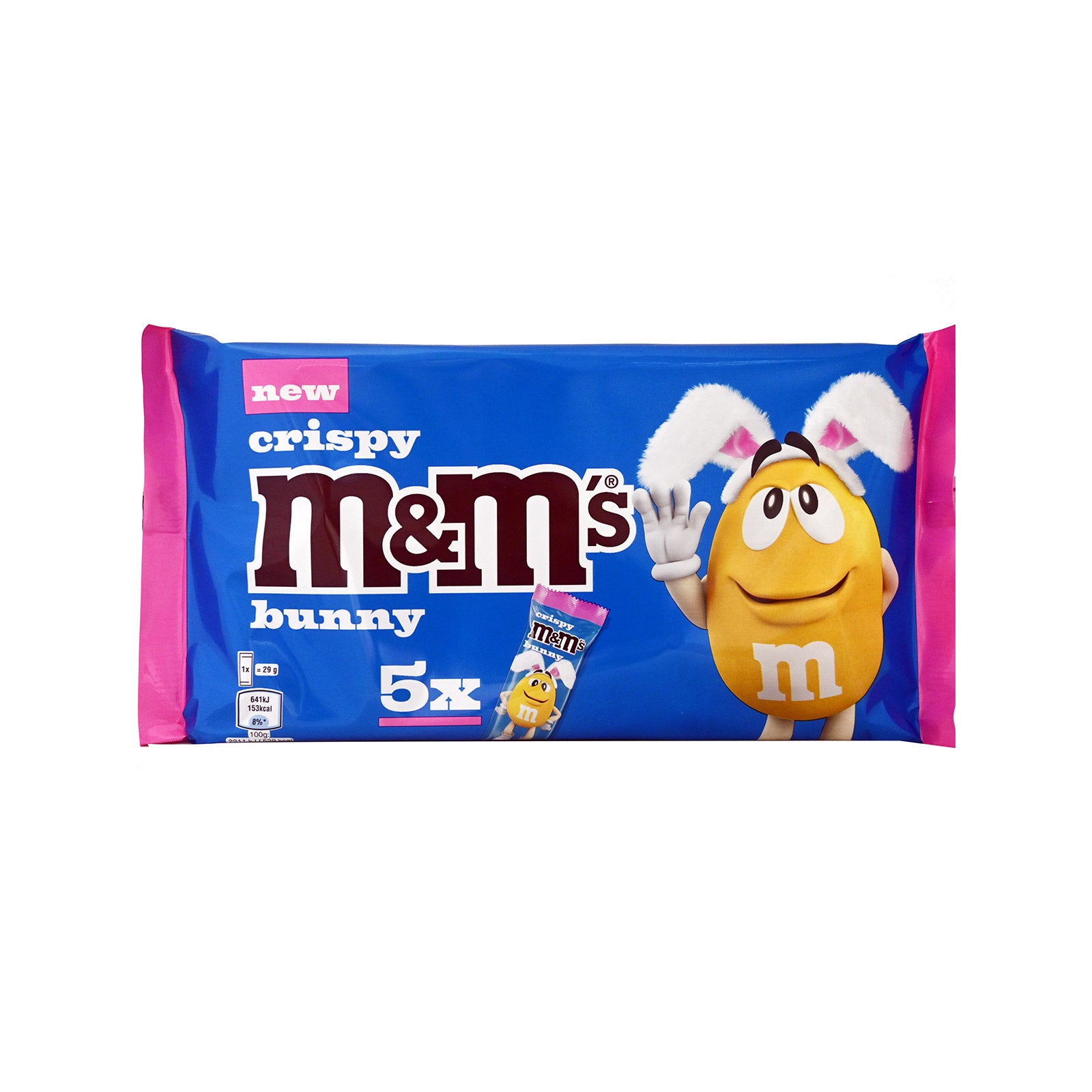 10 X M&Ms Crispy Bunny 5 Pack - 145Gm