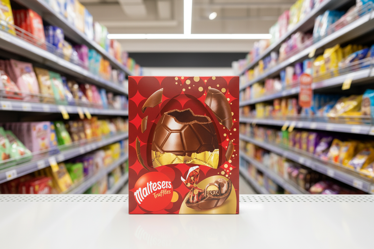 4 X Malteser Truffles Giant Easter Egg - 479Gm