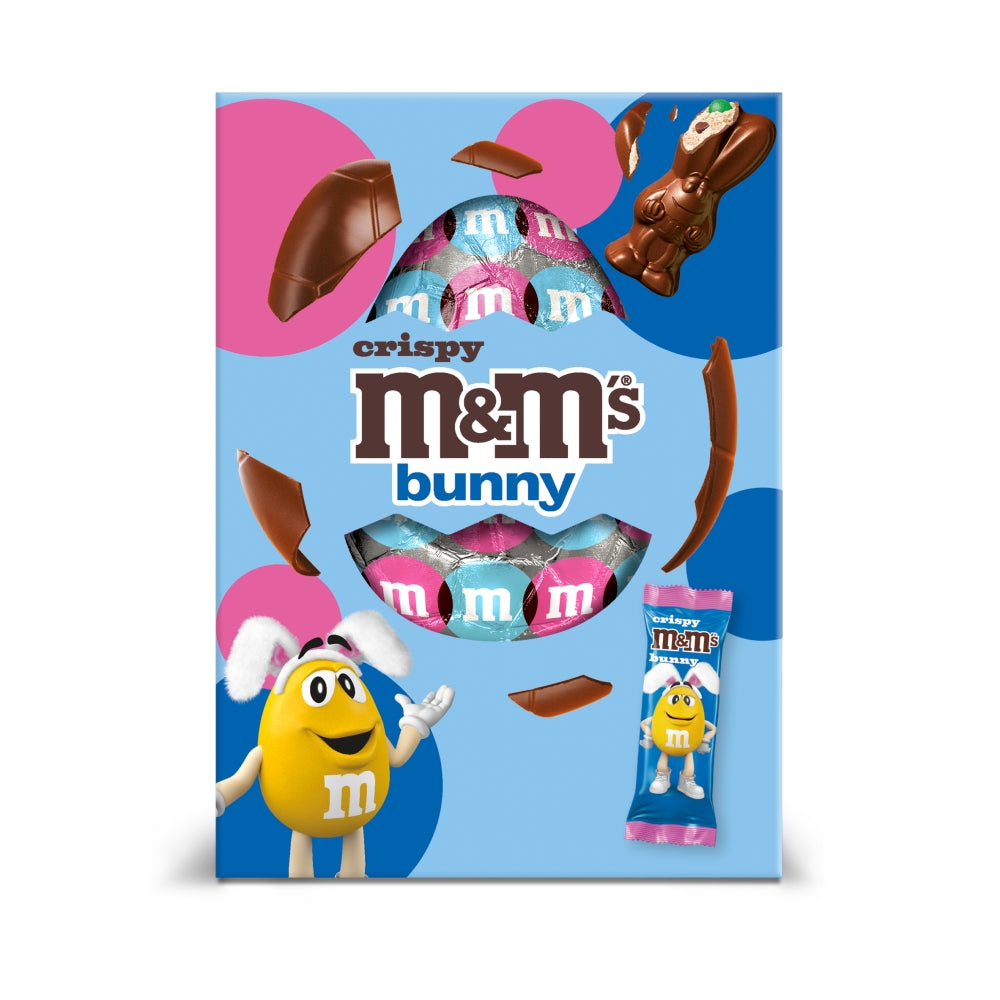 6 X M&M Bunny Large Egg - 149Gm