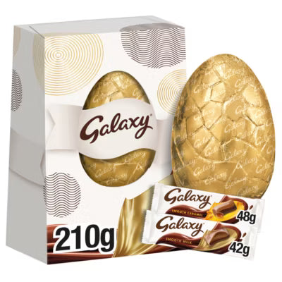 6 X Galaxy Easter Indulgence Extra Large Egg - 210Gm