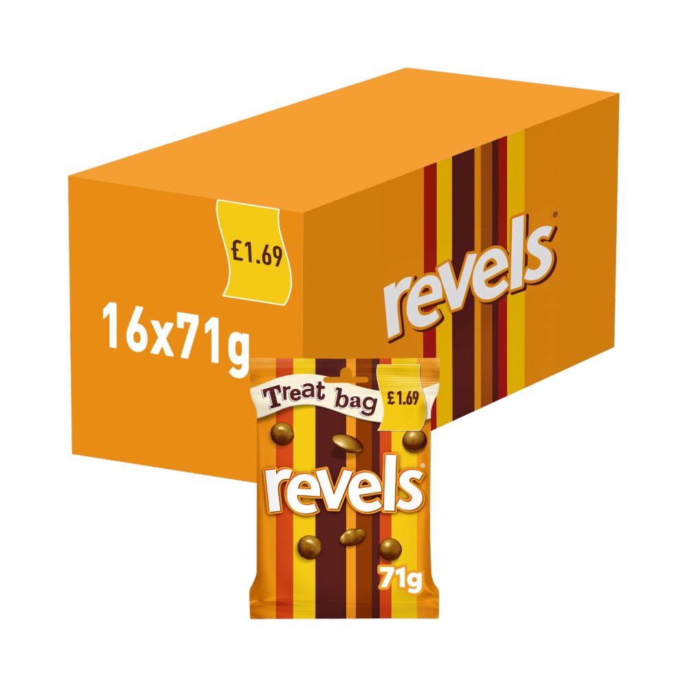 20 X Revels Chocolate Treat Bag - 71Gm