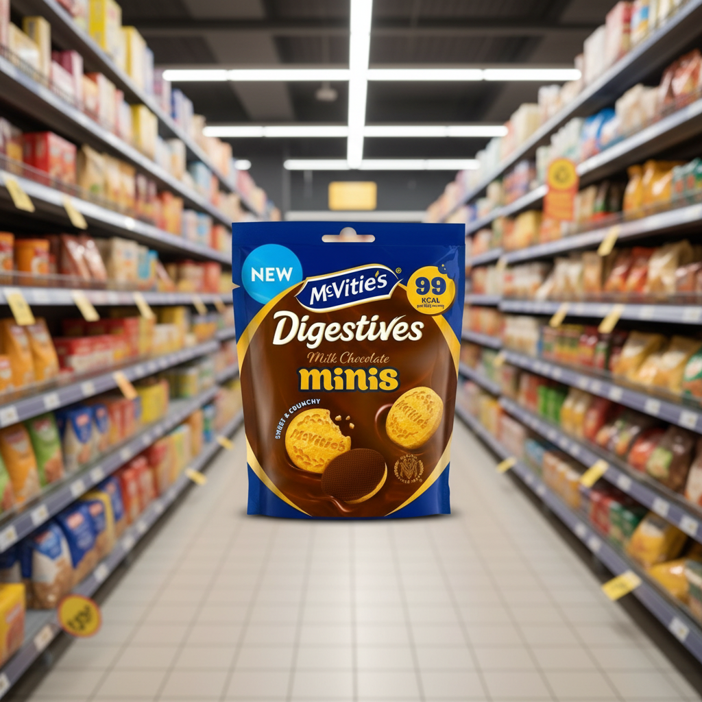6 x Mcvities Mini Chocolate Digestives Pouch  - 80GM