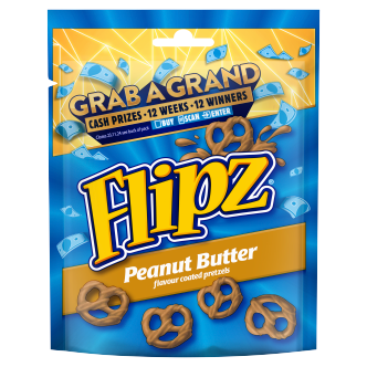 6 x Flipz Peanut Butter Pretzels - 90GM