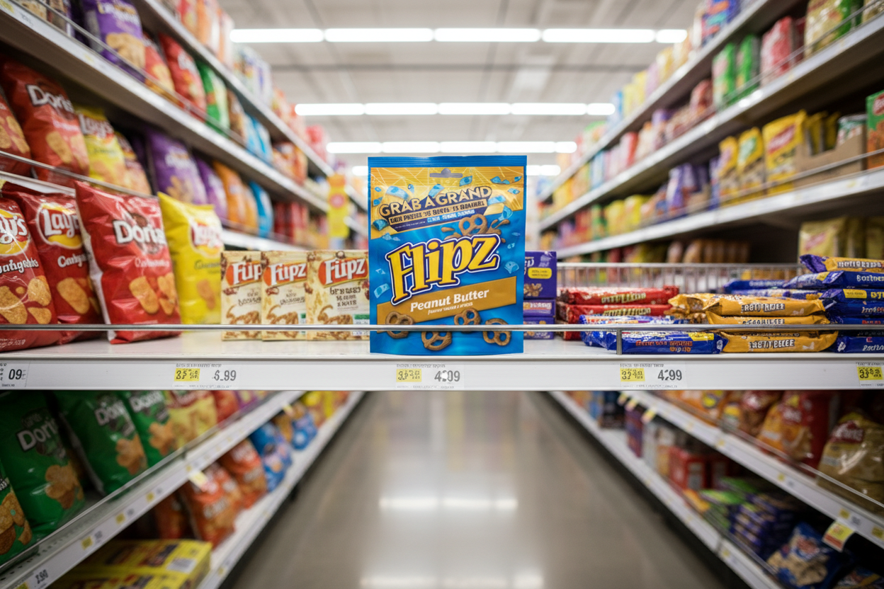 6 x Flipz Peanut Butter Pretzels - 90GM