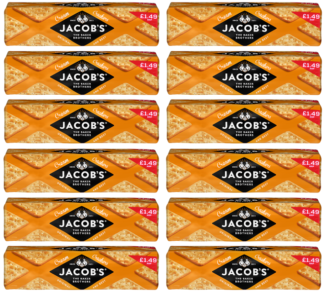 12 x Jacobs Cream Cracker 300Gm
