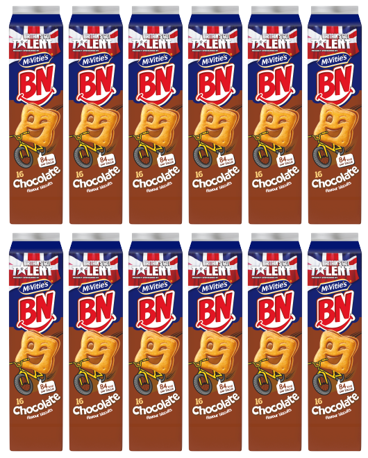 12 X Mcvities Bn Chocolate Tower Pack 285GM