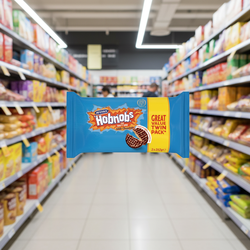 6 x Mcvities Milk Chocolate Hobnobs Twin 2X262Gm