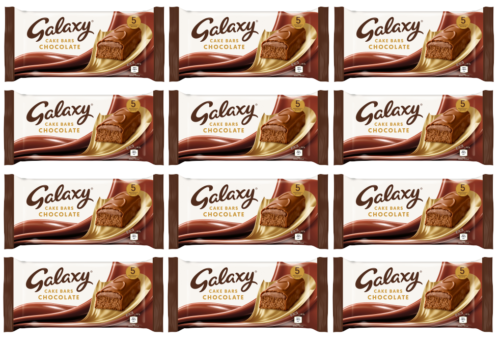 12 x Mcvities Galaxy Cake Bar 5Pk 144Gm