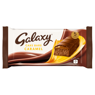 12 x Mcvities Galaxy Caramel Cake Bar 5Pk 130Gm