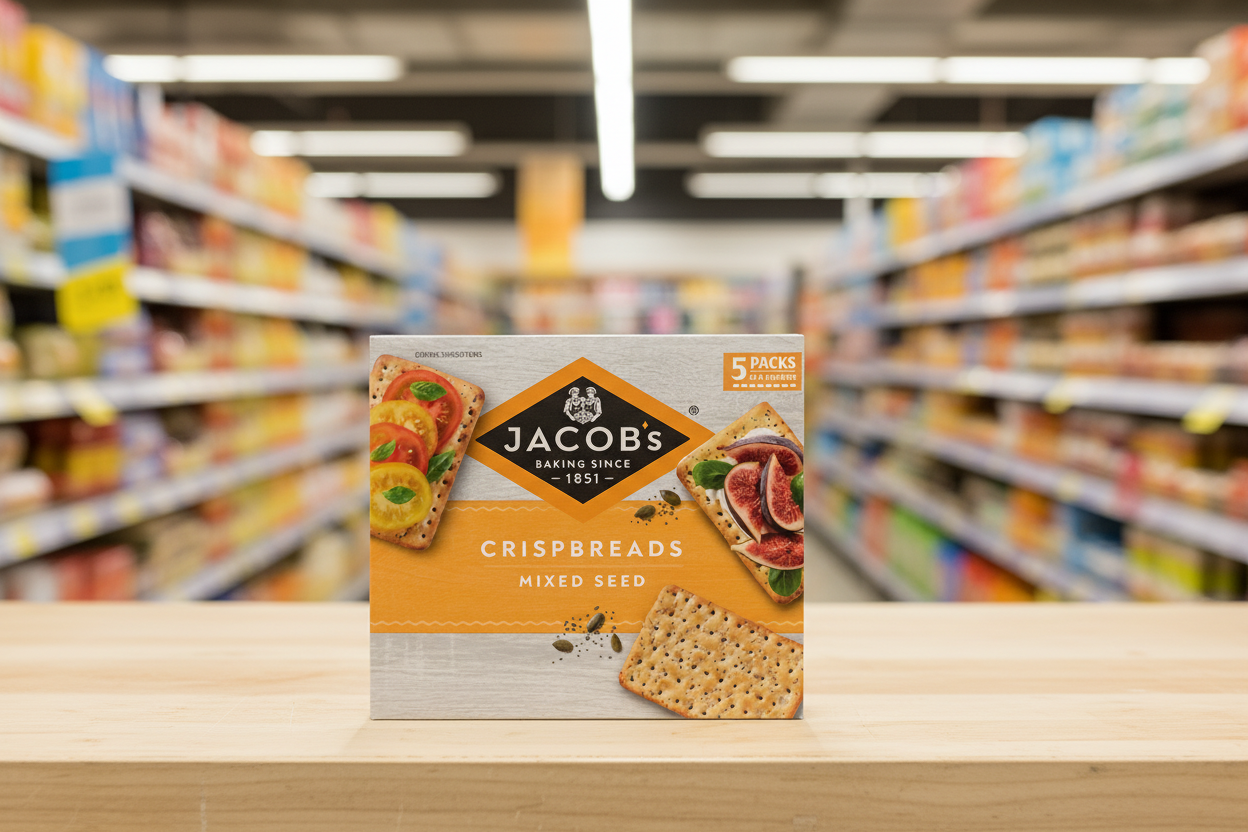 6 x Jacobs Crispbreads Mixed Seeds 5Pk 190Gm