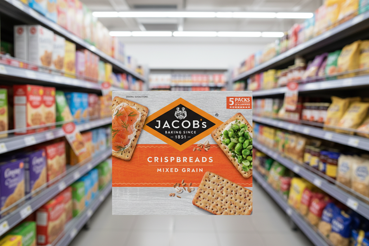6 x Jacobs Crispbreads Mixed Grain 5Pk 190Gm