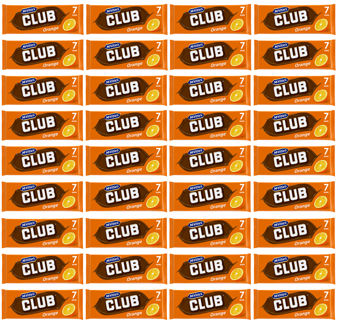 36 x Club Orange 7Pk