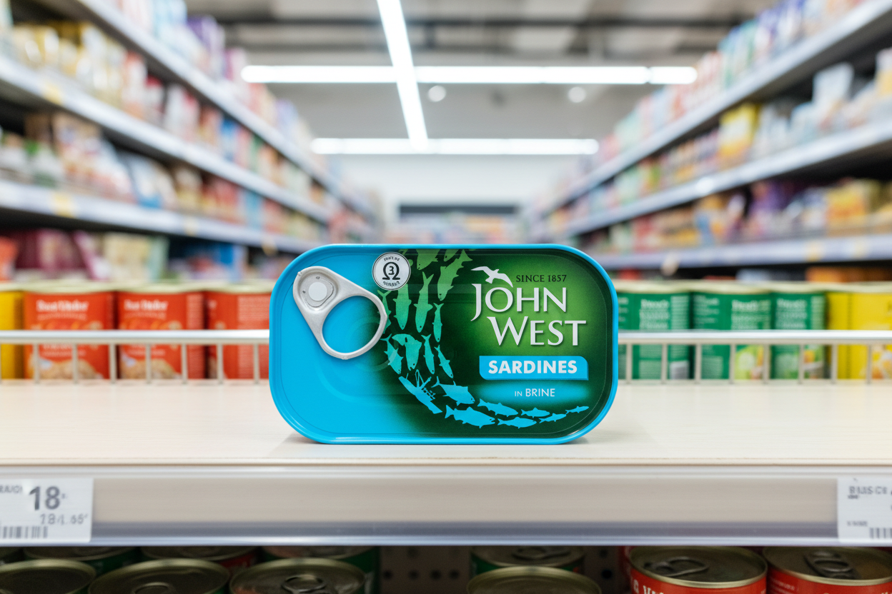 12 x John West Sardines In Brine 120Gm