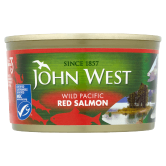 12 x John West Red Salmon - 213 Gr