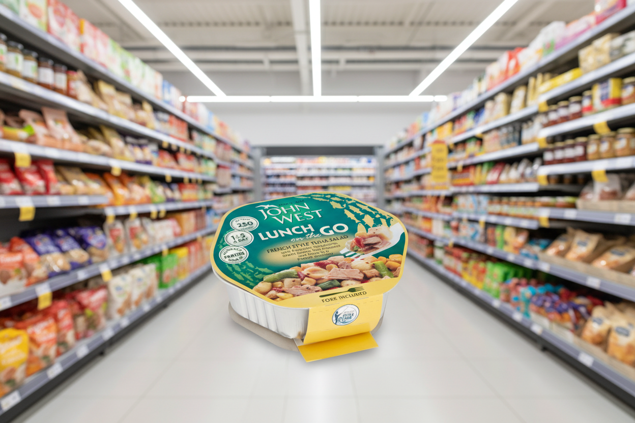 6 x John West Light French Tuna Pasta Salad 220G