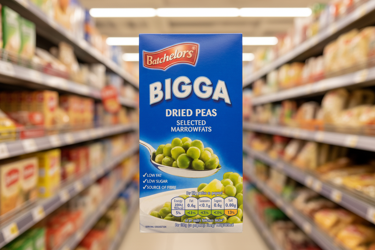 24 x Batchelors Bigga Dried Peas Packet 250G