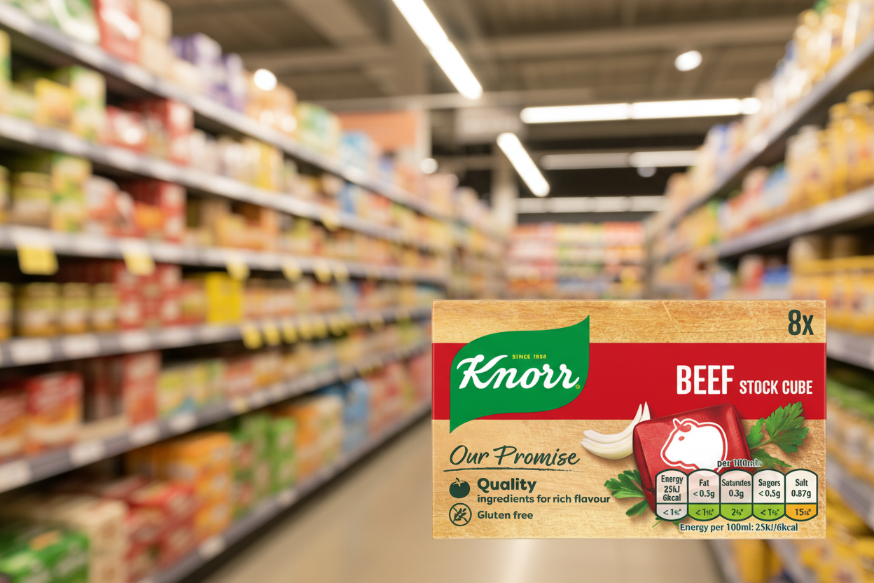 12 x Knorr Stock Cubes Beef 8'S