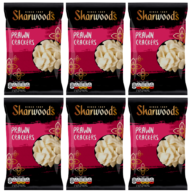 6 x Sharwoods Prawn Crackers Rte 60G