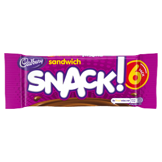 204 x Cadbury Snack Sandwich 22g