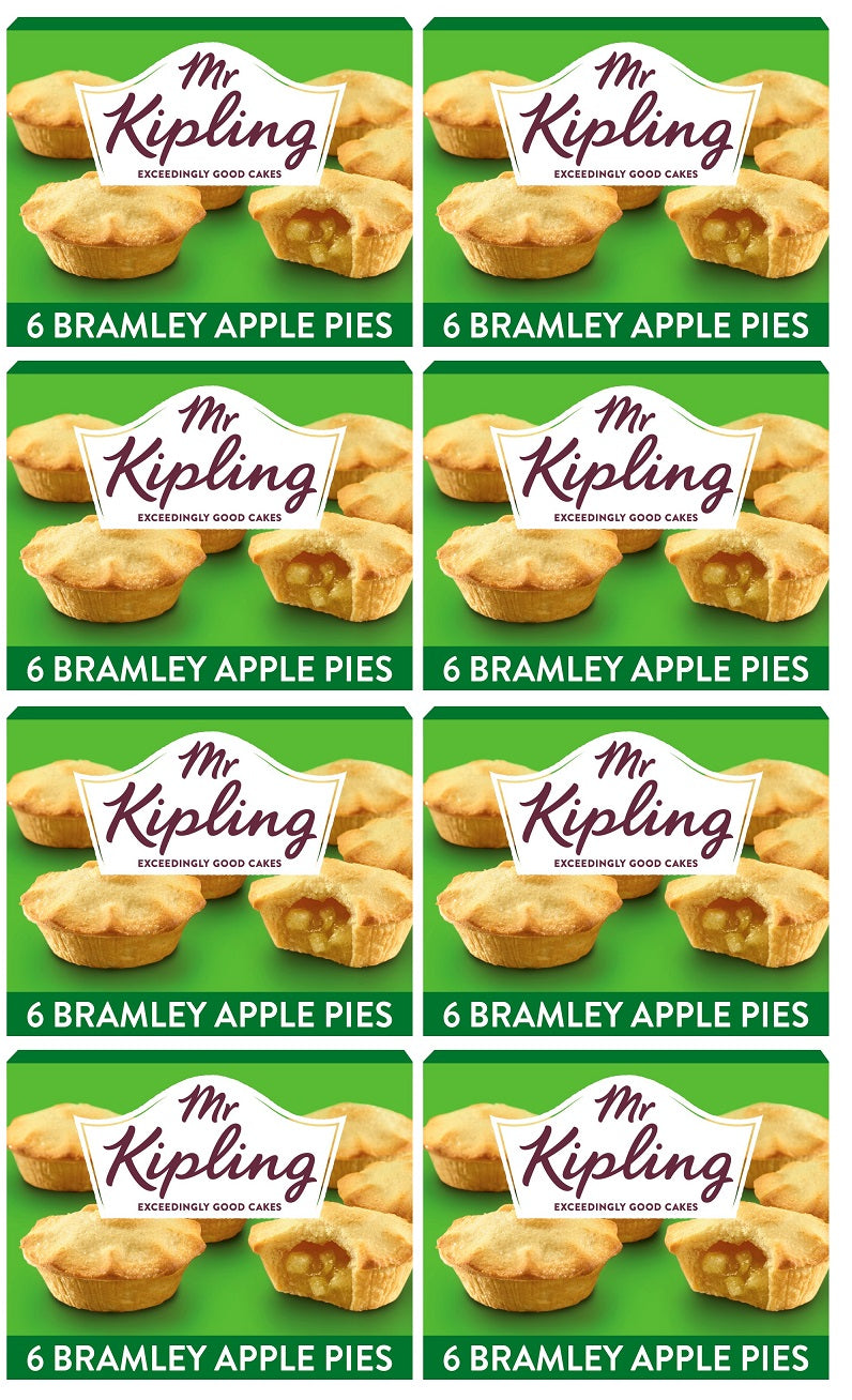 8 X Mr Kipling Apple Pie 6Pk