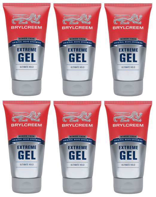 6 x Brylcreem Gel Extreme 150Ml