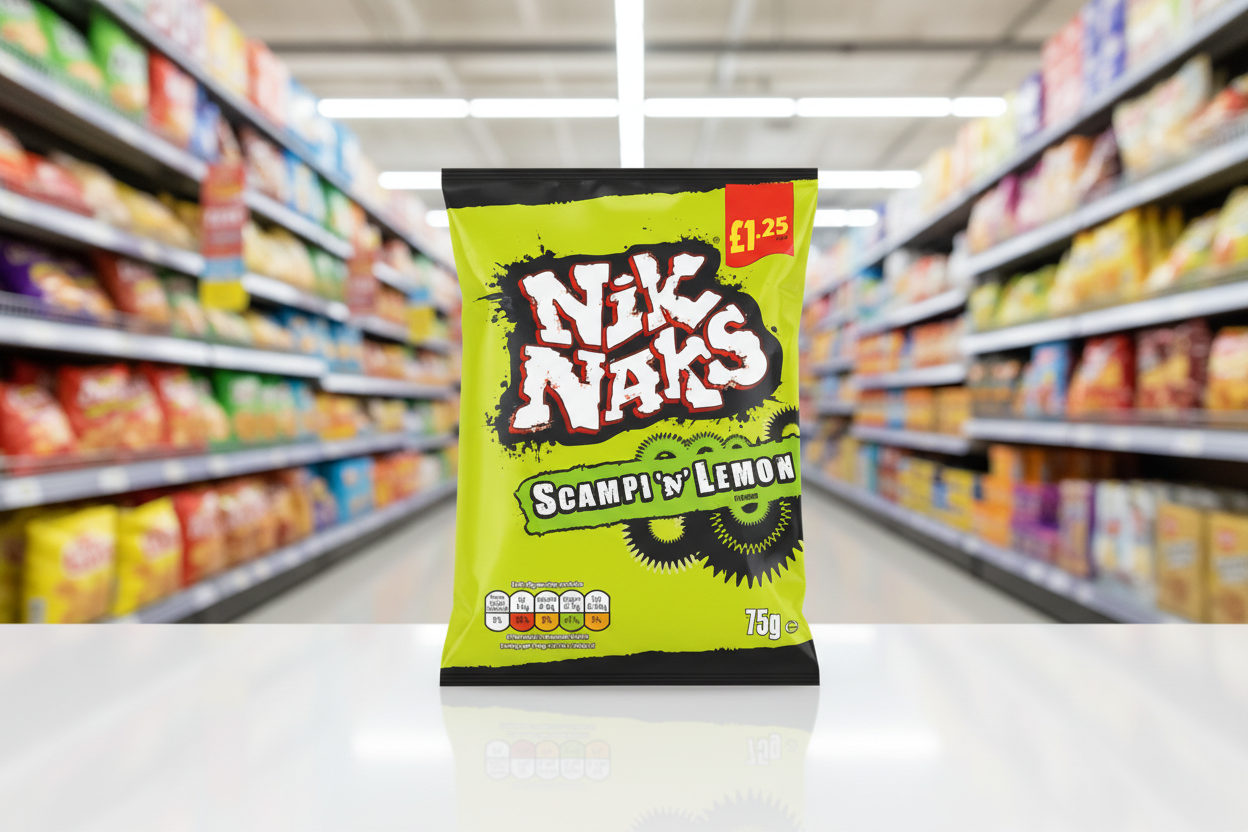 20 x Nik Naks Scampy & Lemon - 75Gm