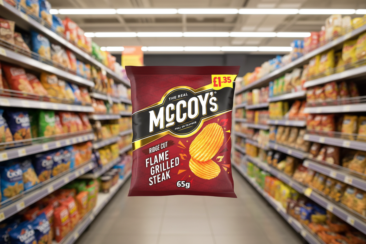 20 x Mccoys Flame Grilled Steak - 65GM