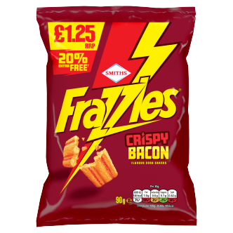 18 x Smiths Frazzles Bacon - 90GM