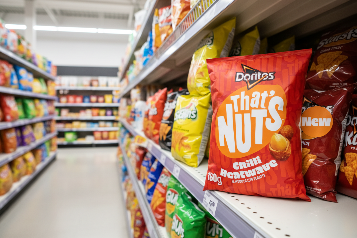 8 x Thats Nuts Doritos Chilli Heatwave  - 160GM