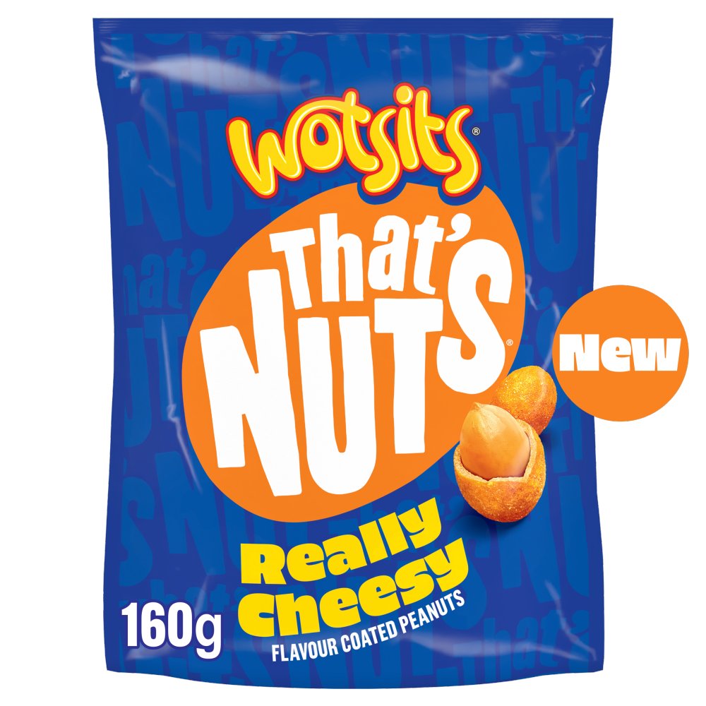 8 x Thats Nuts Wotsits Really Cheesy  - 160GM