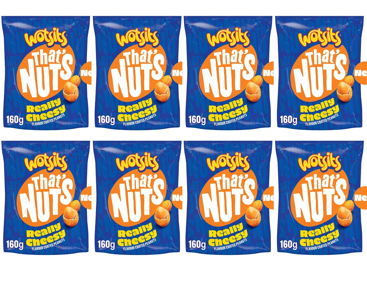 8 x Thats Nuts Wotsits Really Cheesy  - 160GM