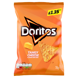 18 x Doritos Tangy Cheese - 70GM