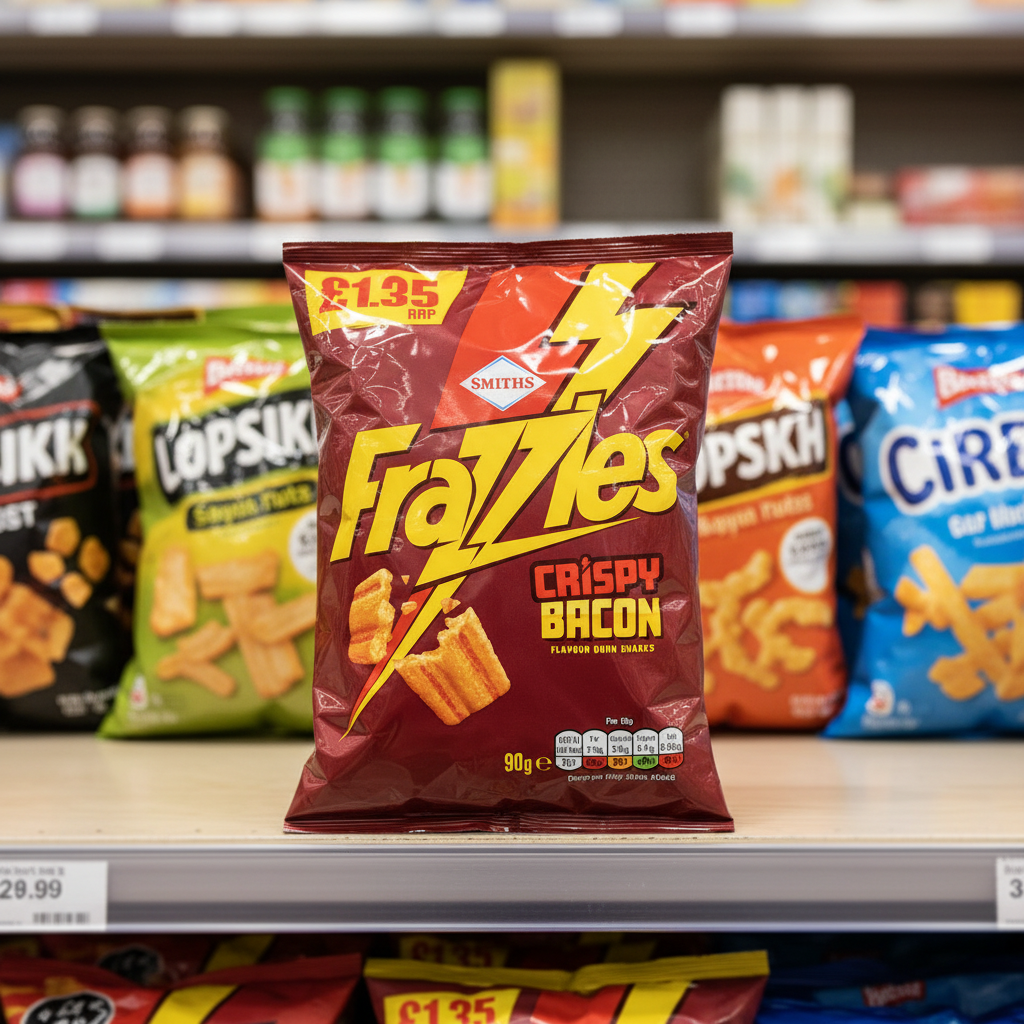 18 x Smiths Frazzles Bacon - 90GM