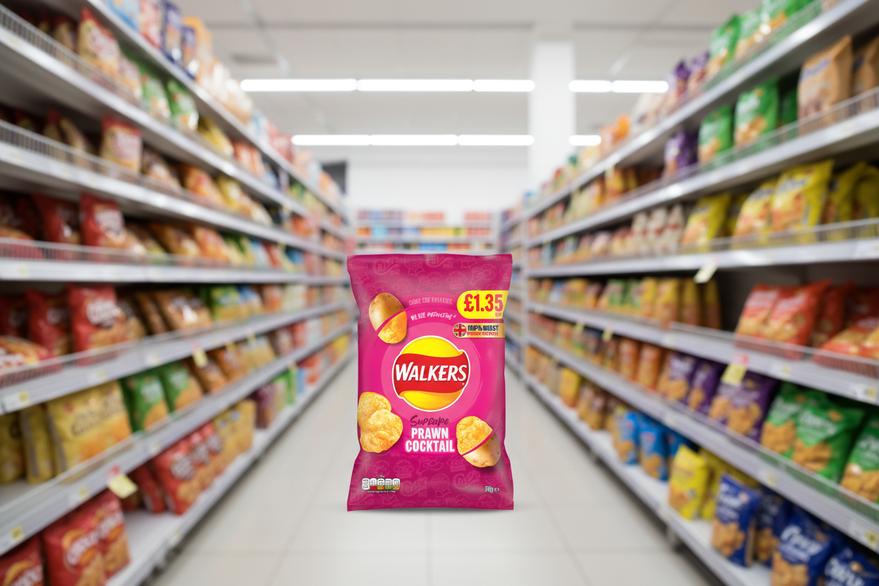 18 x Walkers Prawn Cocktail - 70GM