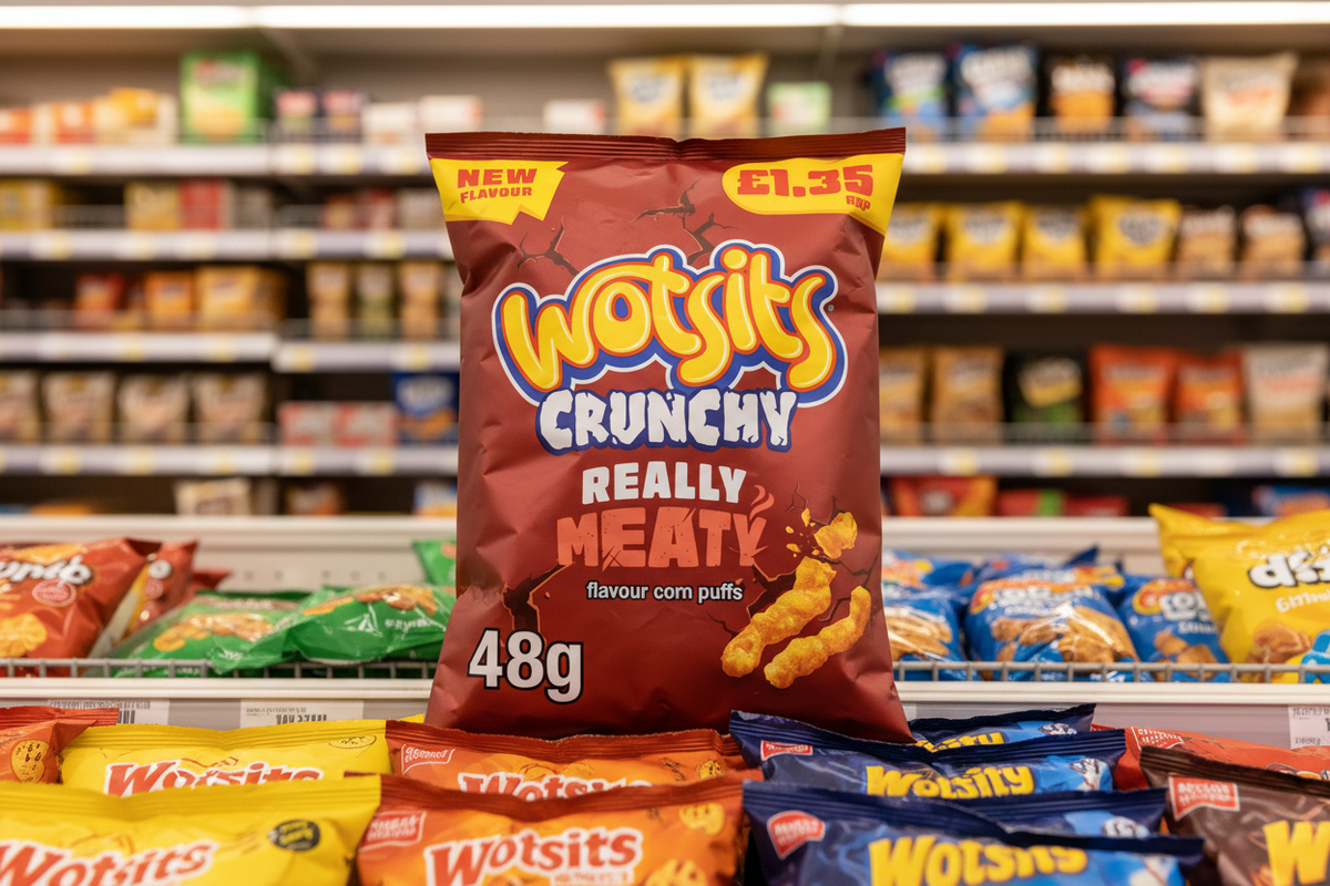 15 X Wotsits Crunchy Really Meaty - 48Gm