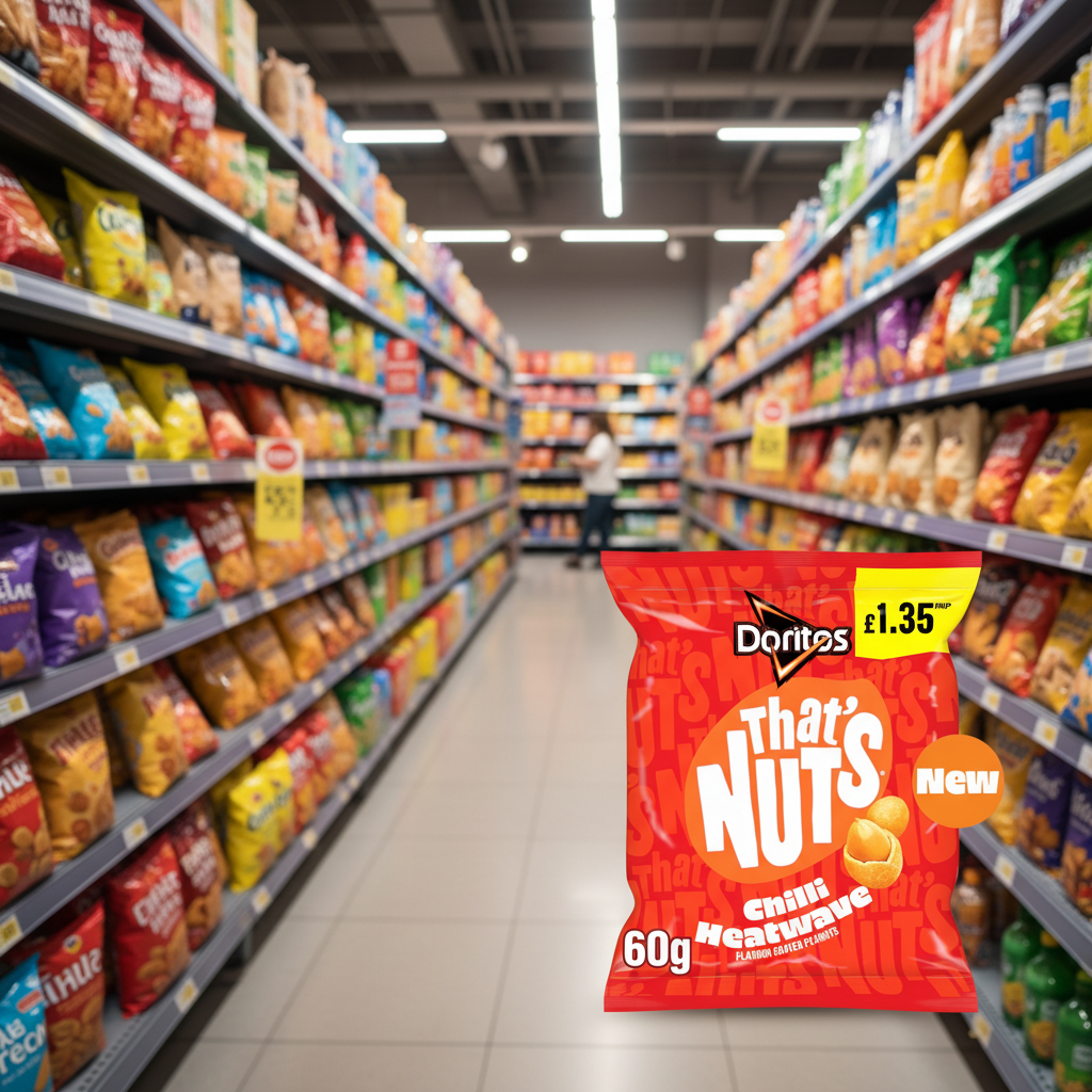 16 X Thats Nuts Doritos Chilli Heatwave - 60Gm
