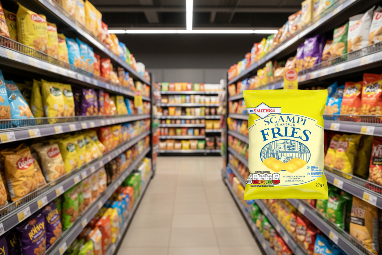 96 x Smiths Fries Scampi & Lemon 27G