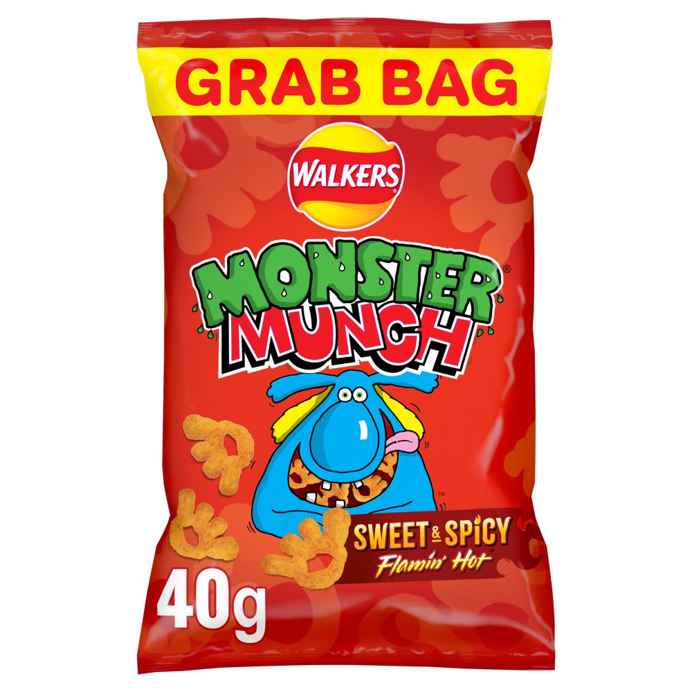 35 x Monster Munch S&s Flamin Hot - 40GM