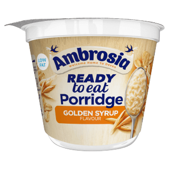 6 x Ambrosia Ready To Eat Golden Syrup Porridge 210G